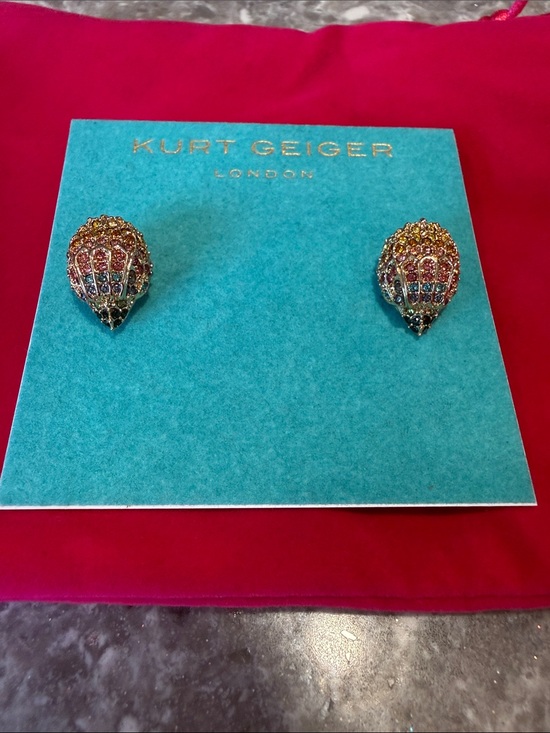 Kurt Geiger Jewelry - Kurt Geiger Gold-Tone Multicolor Crystal Stud Earrings